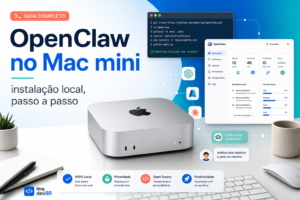 Imagem de capa do tutorial de instalação local do OpenClaw em um Mac mini.