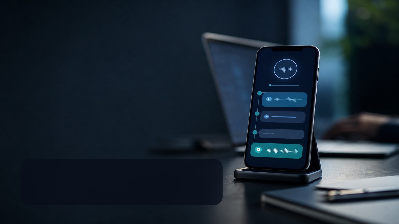 Celular e notebook em mesa de escritório numa cena editorial sobre entrevistas automatizadas e triagem fria em processos seletivos de TI