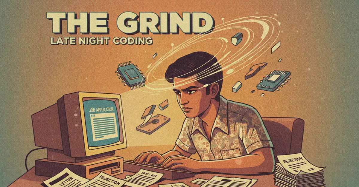 Ilustração original do relato sobre mais de 100 candidaturas sem oferta em tecnologia