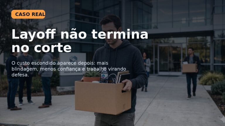 Capa do Vivendo de TI sobre layoffs e o efeito posterior de trabalho em modo de blindagem.