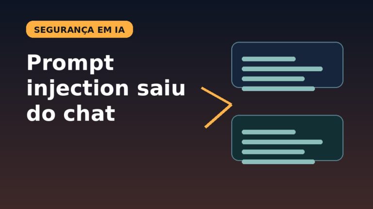 Arte corrigida sobre prompt injection em agentes de IA conectados a APIs e repositórios